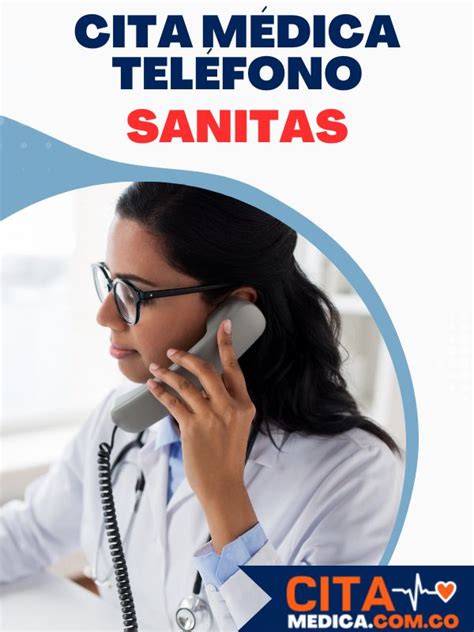 cita eps sanitas telefono|Cita Sanitas por Teléfono